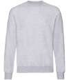 SS9 622020 Fruit of the Loom Classic Drop Shoulder Sweatshirt Heather Grey colour image
